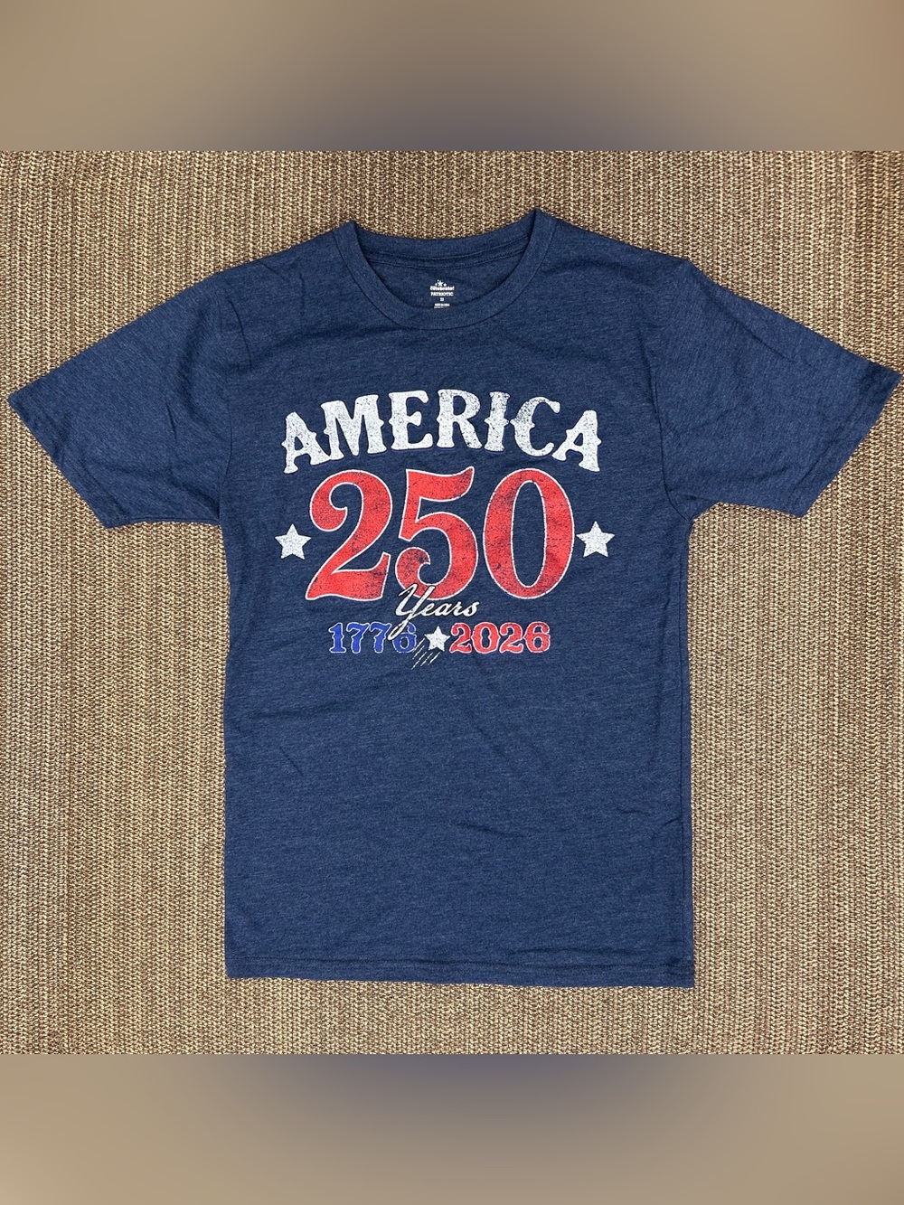 Celebrate! Patriotic America 250 Years Graphic T-Shirt Blue